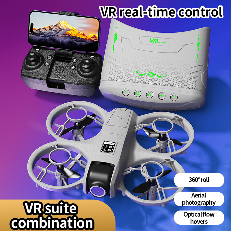 Fpv Brushless Rc Drone 4K - โดรน X228 VR FPV กล้องคู่ HD