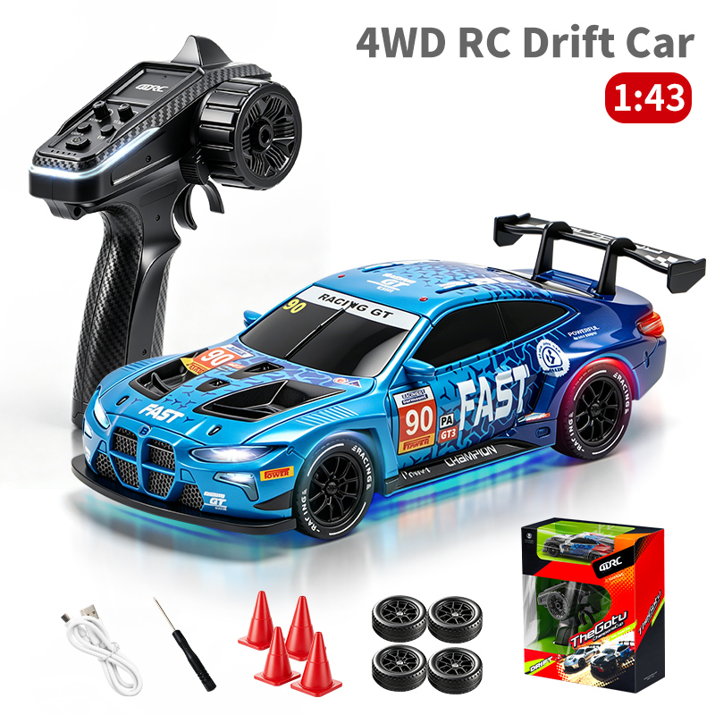 Rc Drift Car 1 24 Scale 4Wd - 2026 4DRC รถดริฟต์ RC ขนาด 1:43