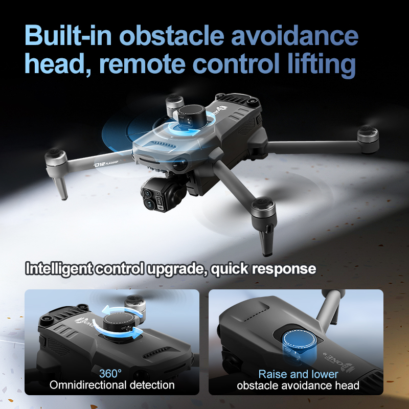 โดรนควอดคอปเตอร์ 8K 3 แกนกันสั - Fpv Brushless Rc Drone 4K บทวิจารณ์และราคา
