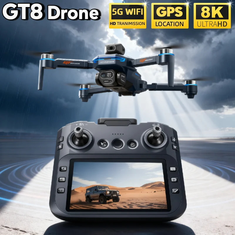 โดรน HOT สำหรับ LSRC GT8 กล้อง - Fpv Brushless Rc Drone 4K บทวิจารณ์และราคา