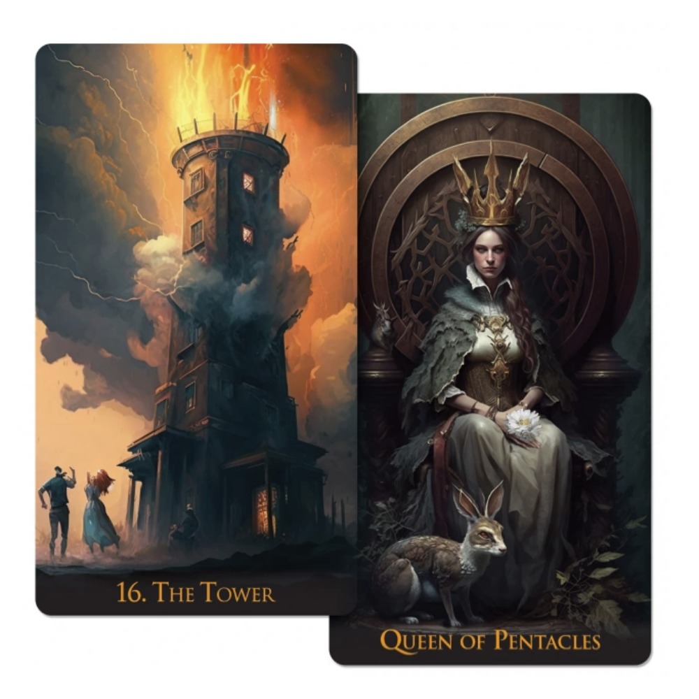 12*7 ซม.แปลกโลกไพ่ทาโรต์ 78 ใบ - Tarot Cards Deck With Guidebook บทวิจารณ์และราคา