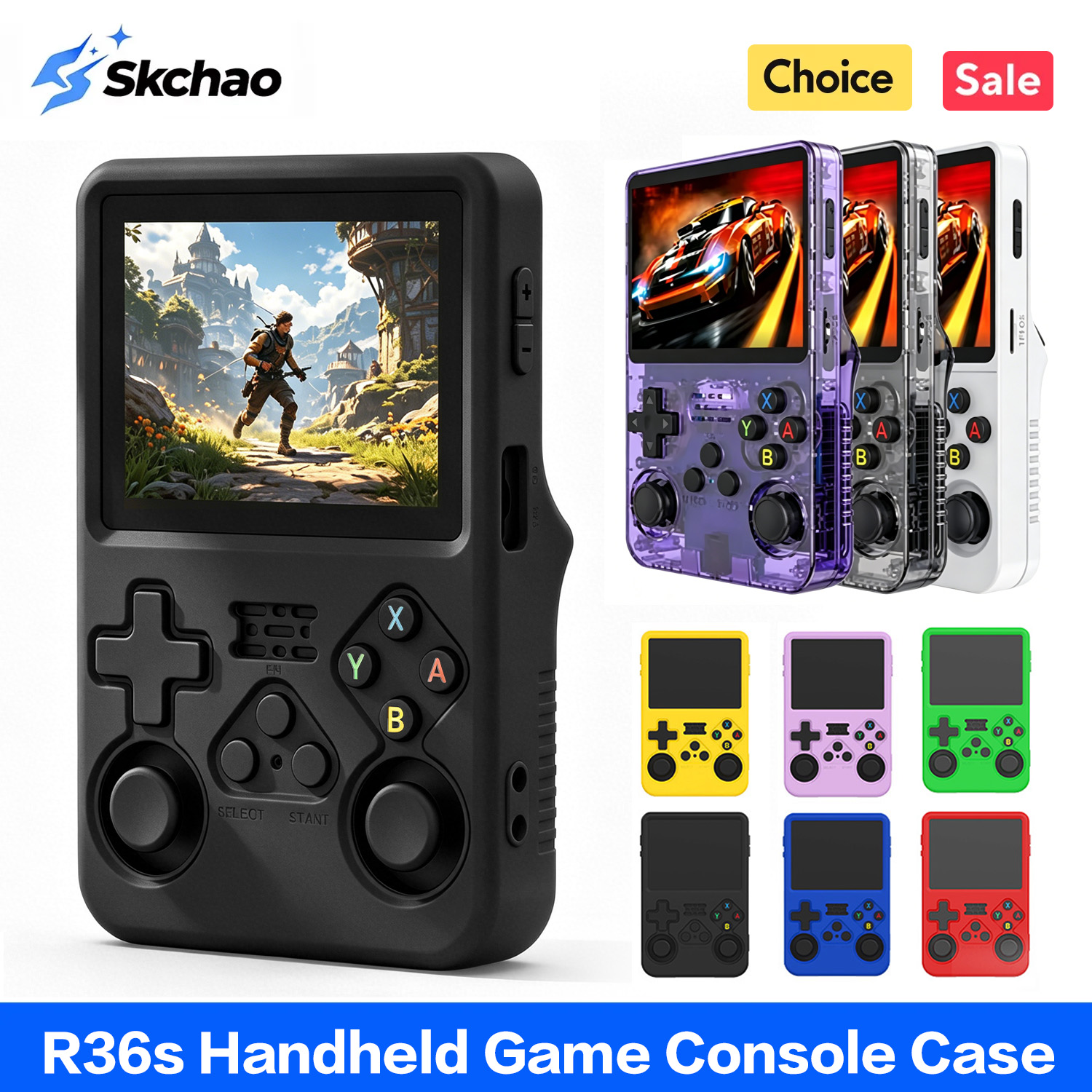 เคส R36s เคสป้องกันสำหรับ R36S - Retro Handheld Game Console R36S บทวิจารณ์และราคา