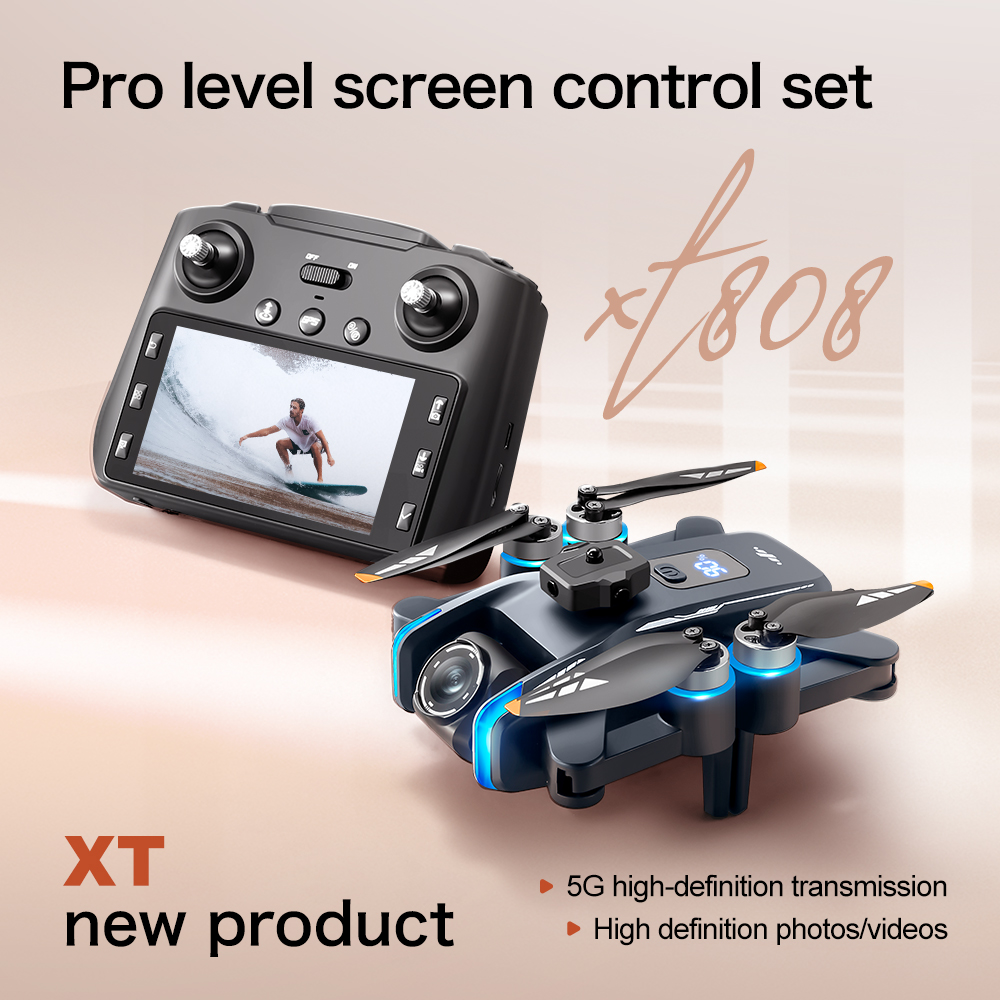 โดรน XT808 Max GPS แบบพับได้ ร - Fpv Brushless Rc Drone 4K บทวิจารณ์และราคา
