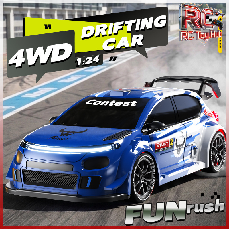 รถดริฟท์บังคับวิทยุจำลองสเกล 1 - Rc Drift Car 1 24 Scale 4Wd บทวิจารณ์และราคา