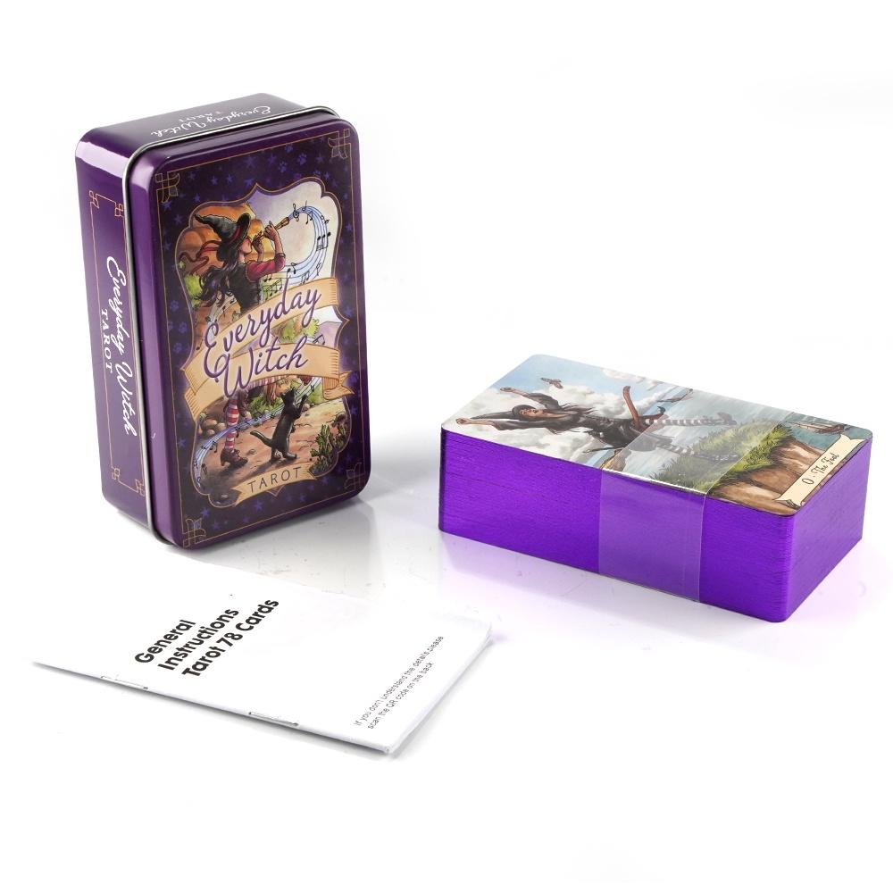 10.3*6 ซม.ทุกวันแม่มดไพ่ทาโรต์ - Tarot Cards Deck With Guidebook บทวิจารณ์และราคา