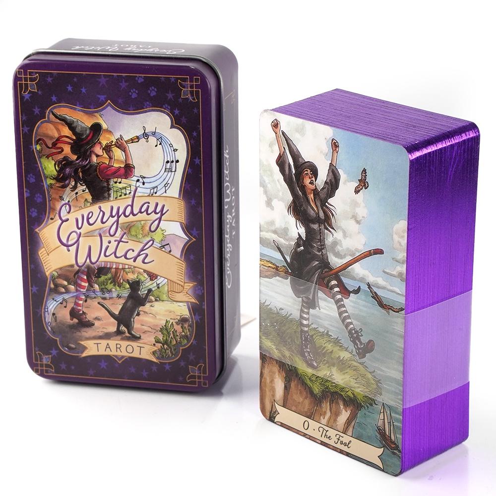 10.3*6 ซม.ทุกวันแม่มดไพ่ทาโรต์ - Tarot Cards Deck With Guidebook บทวิจารณ์และราคา