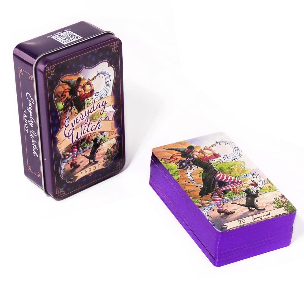 10.3*6 ซม.ทุกวันแม่มดไพ่ทาโรต์ - Tarot Cards Deck With Guidebook บทวิจารณ์และราคา
