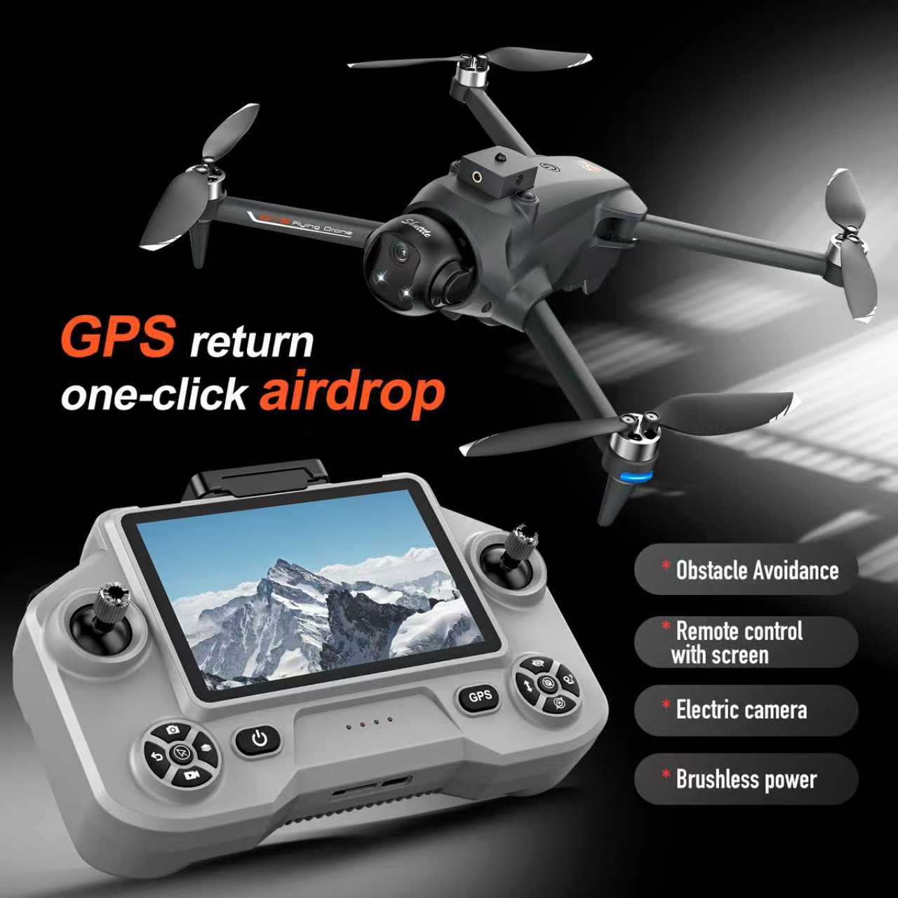 โดรน YL059 FPV GPS Quadcopter  - Fpv Brushless Rc Drone 4K บทวิจารณ์และราคา