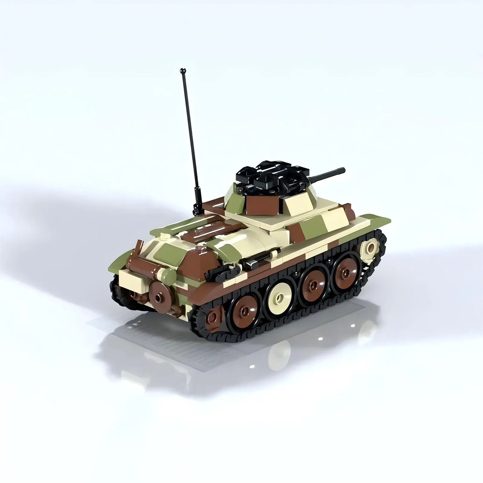  อุปกรณ์ไฮเทค รถต่อสู้ทหารบก  - Lego Compatible Military Tank บทวิจารณ์และราคา