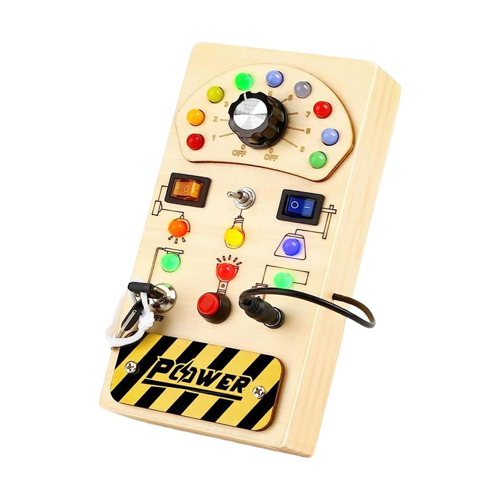 กระดานกิจกรรมไม้แบบมอนเตสซอรี  - Montessori Wooden Busy Board Toddler บทวิจารณ์และราคา