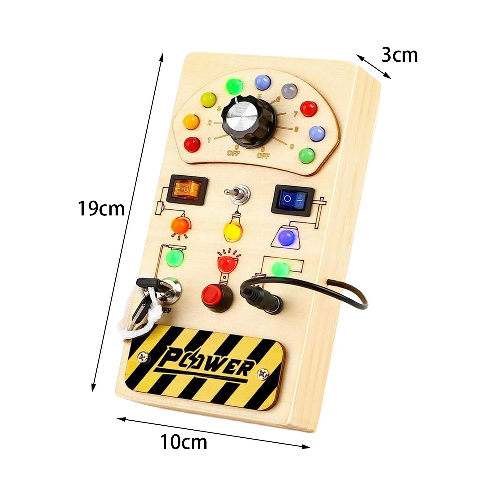กระดานกิจกรรมไม้แบบมอนเตสซอรี  - Montessori Wooden Busy Board Toddler บทวิจารณ์และราคา