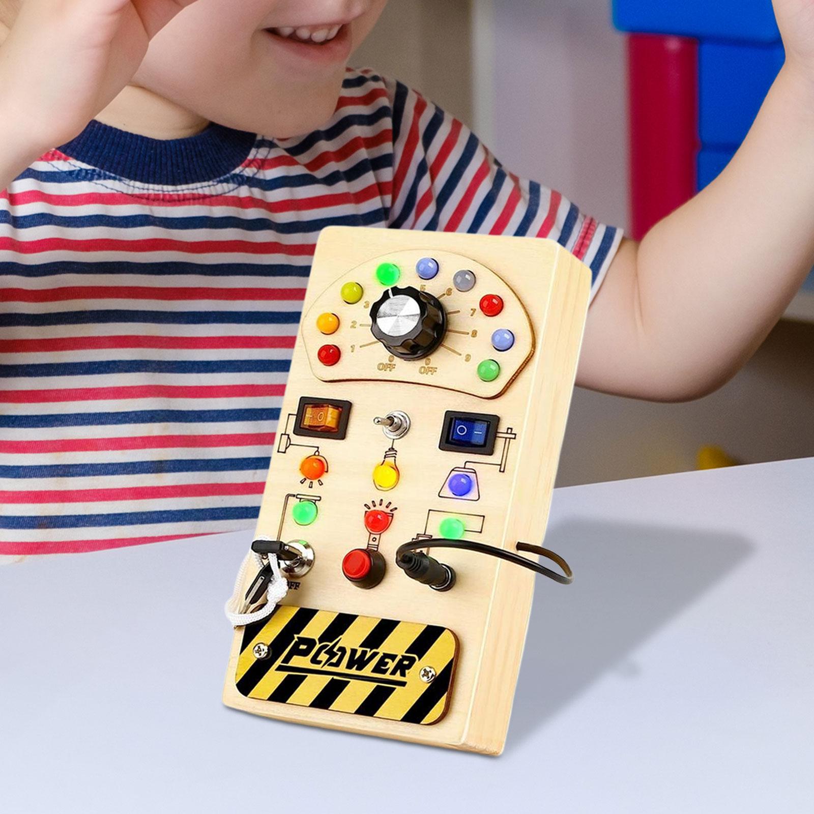 กระดานกิจกรรมไม้แบบมอนเตสซอรี  - Montessori Wooden Busy Board Toddler บทวิจารณ์และราคา